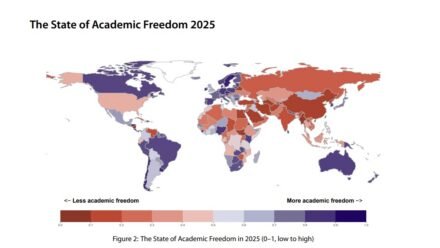 Estonia ranks second in the world for academic freedom